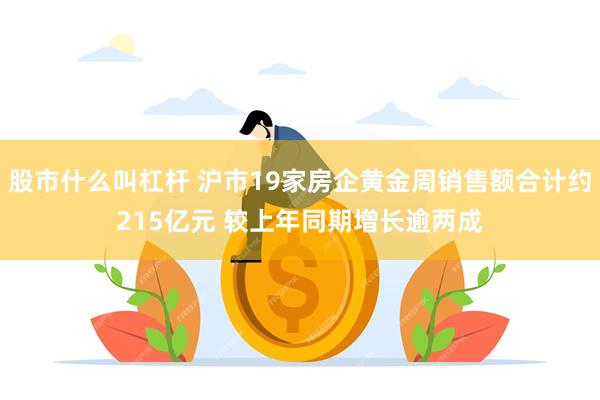 股市什么叫杠杆 沪市19家房企黄金周销售额合计约215亿元 较上年同期增长逾两成